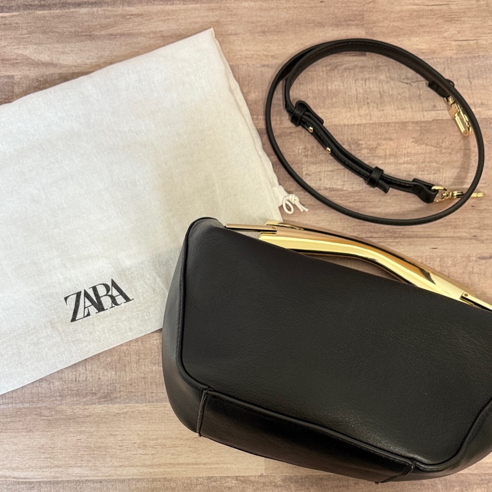 EUC Zara Metal Handle Bag - Picture 3 of 8